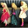 3 lotto BARBIE fashion ULTRA HAIR Mattel vintage anni 80 90 bambole abiti MODA