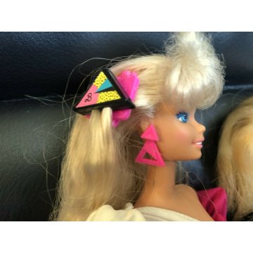 3 lotto BARBIE fashion ULTRA HAIR Mattel vintage anni 80 90 bambole abiti MODA