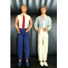 LOTTO 2 KEN MATTEL Heart Family anni 80 Day to Night outfit BARBIE abiti bambole