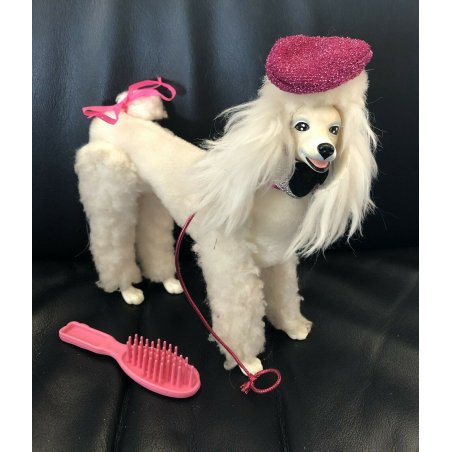 RARO Barbie cane barboncino PRINCE o PEPE 1984 vintage accessori DOG doll MATTEL