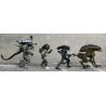 ACTION FIGURES set 4 pz ALIEN VS PREDATOR MOVIE 1990s Personaggi COLLECTION TOYS