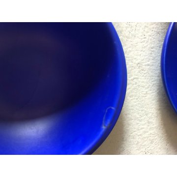 SERVIZIO TEA CERAMICA ASA 6pers TEAPOT BLU COBALTO Memphis Design STYLE  80/90