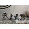 ACTION FIGURES set 4 pz ALIEN VS PREDATOR MOVIE 1990s Personaggi COLLECTION TOYS