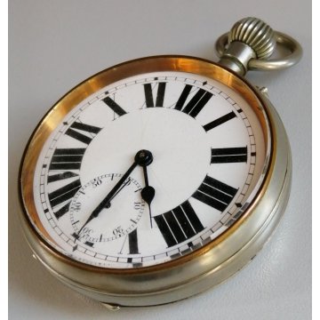 GRANDE ANTICO OROLOGIO TASCA epoca 900 TASCHINO ø66 Pocket Watch MONTRE DE POCHE