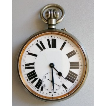 GRANDE ANTICO OROLOGIO TASCA epoca 900 TASCHINO ø66 Pocket Watch MONTRE DE POCHE