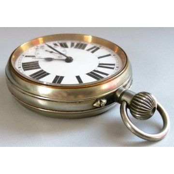 GRANDE ANTICO OROLOGIO TASCA epoca 900 TASCHINO ø66 Pocket Watch MONTRE DE POCHE