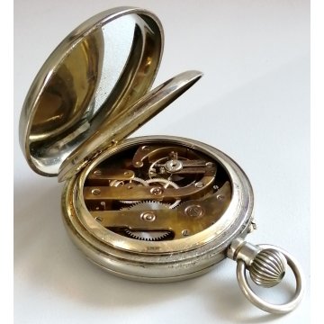 GRANDE ANTICO OROLOGIO TASCA epoca 900 TASCHINO ø66 Pocket Watch MONTRE DE POCHE