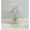 ALZATA CENTROTAVOLA DESIGN VETRO MURANO ARTIGIANALE COPPA VINTAGE EPOCA 1950