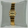  OROLOGIO POLSO LUSSO Bulova Super Seville LAMINATO ORO OLD GOLDEN LADY WATCH