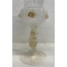 ALZATA CENTROTAVOLA DESIGN VETRO MURANO ARTIGIANALE COPPA VINTAGE EPOCA 1950