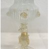 ALZATA CENTROTAVOLA DESIGN VETRO MURANO ARTIGIANALE COPPA VINTAGE EPOCA 1950