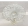 ALZATA CENTROTAVOLA DESIGN VETRO MURANO ARTIGIANALE COPPA VINTAGE EPOCA 1950