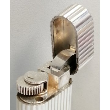 Must de Cartier ACCENDINO TASCA ARGENTATO epoca VINTAGE LIGHTER BRIQUET Paris