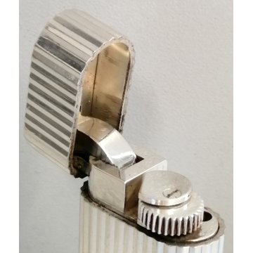 Must de Cartier ACCENDINO TASCA ARGENTATO epoca VINTAGE LIGHTER BRIQUET Paris