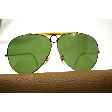  RAY BAN OUTDOORSMAN B&L Bausch & Lomb 1/30 10K GO USA CON CUSTODIA ANNI 70