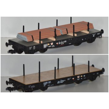 Marklin CARRO MERCI Schwertransportwagen Rlmmp 700 scala 1 TRENINO VINTAGE 58654
