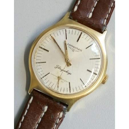 OROLOGIO POLSO Longines Flagship MECCANICO cal 6922 ANNI 70 ORO 18k MASSICCIO