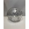 VASO SFERA CRISTALLO BEAMIA VINTAGE VASE BOHEMIAN CRYSTAL GLASS MOLATO '900