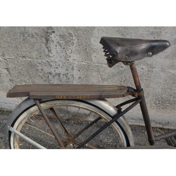 BICICLETTA anni 40 RUOTE 24 SEARS KOMET FRENO PEDALE CITY BIKE BICI EPOCA CUOIO 