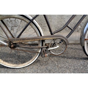 BICICLETTA anni 40 RUOTE 24 SEARS KOMET FRENO PEDALE CITY BIKE BICI EPOCA CUOIO 