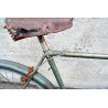 BICICLETTA anni 40 RUOTE 28 Wolsit uomo verde CITY BIKE BICI EPOCA CUOIO ciclo