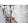 BICICLETTA anni 40 RUOTE 28 Wolsit uomo verde CITY BIKE BICI EPOCA CUOIO ciclo