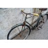 BICICLETTA anni 40 RUOTE 28 Wolsit uomo verde CITY BIKE BICI EPOCA CUOIO ciclo