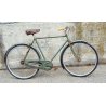 BICICLETTA anni 40 RUOTE 28 Wolsit uomo verde CITY BIKE BICI EPOCA CUOIO ciclo
