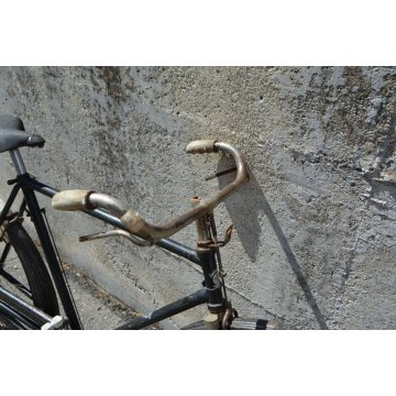 BICICLETTA anni 30 HERMENSON PADOVA RUOTE 28 BIKE EPOCA CUOIO FRENI BACCHETTA