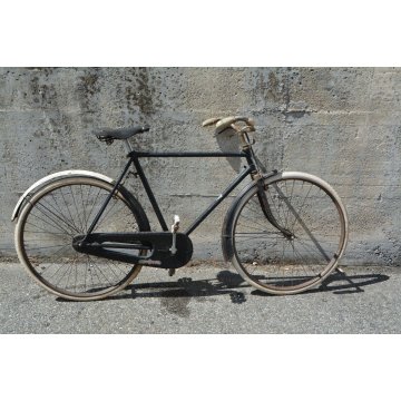 BICICLETTA anni 30 HERMENSON PADOVA RUOTE 28 BIKE EPOCA CUOIO FRENI BACCHETTA