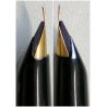 VINTAGE Pelikan 30 Penna Stilografica NERO ORO 1970 GOLDEN FOUNTAIN PEN nib EF