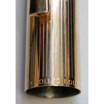 VINTAGE Pelikan 30 Penna Stilografica NERO ORO 1970 GOLDEN FOUNTAIN PEN nib EF