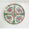 PIATTO PORCELLANA CINESE Qing CANTONE Famille Rose CHINESE PORCELAIN PLATE 23CM 