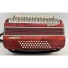 ANTICA FISARMONICA HARMONY CASTELFIDARDO ANNI 40 ROSSA FUNZIONANTE STRUMENTO 