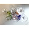 SET 6 BICCHIERI LIQUORE CALICE CRISTALLO MOLATO MULTICOLOR CRYSTAL Nachtmann