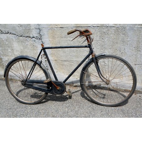 BICICLETTA QUATTROCCHIO LOBBI anni 30 RUOTE 28 BIKE BICI EPOCA FRENI BACCHETTA