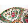 PIATTO PORCELLANA CINESE Qing CANTONE Famille Rose CHINESE PORCELAIN PLATE 23CM 
