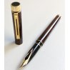 PENNA STILOGRAFICA Sheaffer Targa Laque Thuya Ronce 1980 MARBLED FOUNTAIN PEN 