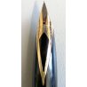 PENNA STILOGRAFICA Sheaffer Targa Laque Thuya Ronce 1980 MARBLED FOUNTAIN PEN 