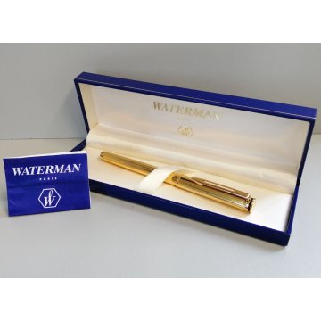 PENNA STILOGRAFICA DORATA Waterman Maestro VINTAGE Paris GOLDEN FOUNTAIN PEN BOX