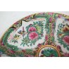 PIATTO PORCELLANA CINESE Qing CANTONE Famille Rose CHINESE PORCELAIN PLATE 23CM 