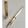 PENNA STILOGRAFICA John Sterling ARGENTO 925 OLD SILVER FOUNTAIN PEN nib ORO 14k