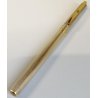 PENNA STILOGRAFICA John Sterling ARGENTO 925 OLD SILVER FOUNTAIN PEN nib ORO 14k