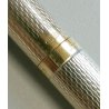 PENNA STILOGRAFICA John Sterling ARGENTO 925 OLD SILVER FOUNTAIN PEN nib ORO 14k