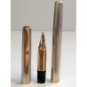 PENNA STILOGRAFICA John Sterling ARGENTO 925 OLD SILVER FOUNTAIN PEN nib ORO 14k