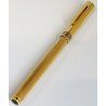 PENNA STILOGRAFICA DORATA Aurora Marco Polo 303 anni 80 OLD GOLDEN FOUNTAIN PEN 