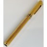 PENNA STILOGRAFICA DORATA Aurora Marco Polo 303 anni 80 OLD GOLDEN FOUNTAIN PEN 