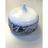 RARO GRANDE VASO Emilio Scanavino SCULTURA MODERNA CERAMICA DESIGN ø 27x20 cm/h 