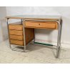 BANCO SCRIVANIA LEGNO CATTEDRA DESIGN ANNI 50 VINTAGE SCUOLA SCRITTOIO CASSETTI 