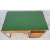 BANCO SCRIVANIA LEGNO CATTEDRA DESIGN ANNI 50 VINTAGE SCUOLA SCRITTOIO CASSETTI 